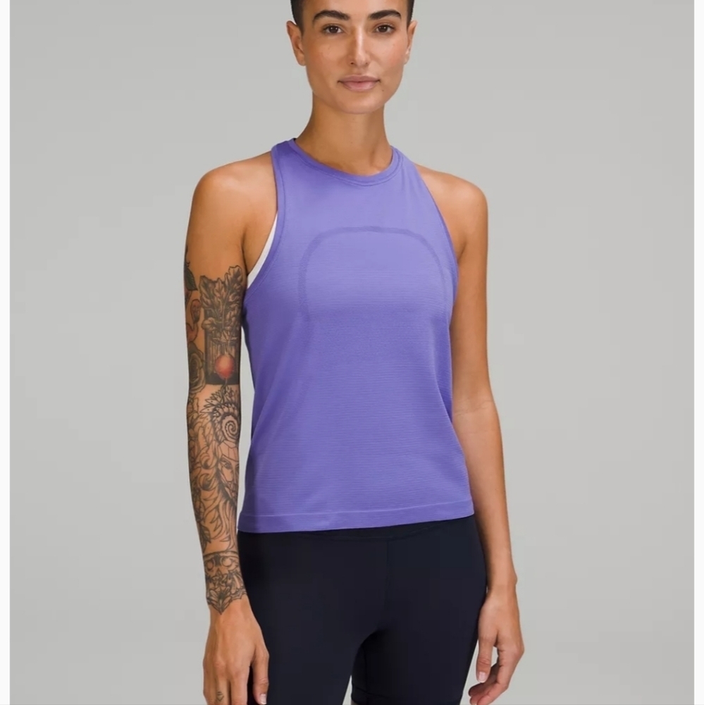 Lululemon Athletica Swiftly Tech Racer back Purple Tank top